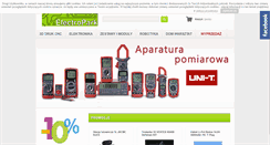 Desktop Screenshot of electropark.pl